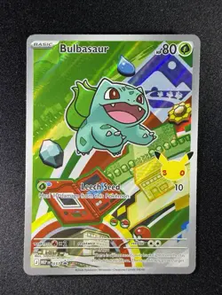 Pokemon Bulbasaur MEP 037. Lot - 3 Cards. First partner illustration. - Image 2