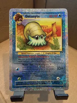 Omanyte 57/110 Reverse Holo (NM) - Legendary Collection Vintage Pokemon Card - Image 1