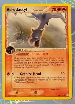 Aerodactyl 35/110 EX Holon Phantoms Delta Species Pokemon Card NM - Image 1