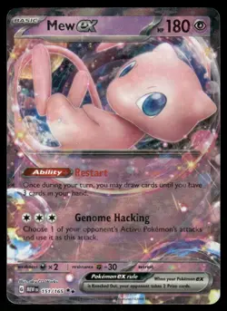 Pokemon Cards Mew ex 151/165 151 Double Rare NM - Image 1