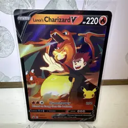Pokemon TCG 25th Anniversary 10 Card Lot Holo Promo Lance's Charizard V + - Image 2