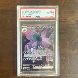 Team Rockets Nidoking Ex 216/182 Ultra Rare Pokemon Card PSA 10 GEM MINT - Image 1