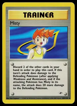 Pokemon Card - Misty Gym Heroes 102/132 Rare - Image 1