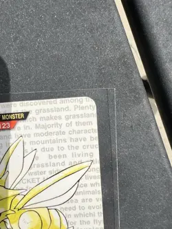 1996 Bandai Carddass Scyther #123 Pokemon Card Vintage True Rookie Card - Image 3
