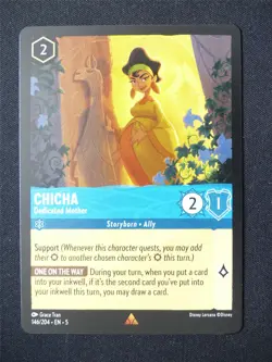 Chicha Dedicated Mother 146/204 - Lorcana Card #6EJ - Image 1