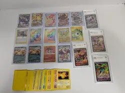 POKEMON TCG Ultra Rare Lot Graded VMAX EX GX V Binder Gold Charizard ASpec 370+ - Image 2