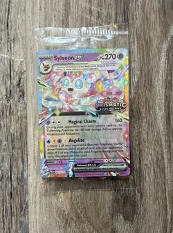 Pokemon TCG Sylveon EX 041/131 Stamped Prismatic Evolutions Promo Sealed NM-Mint - Image 1
