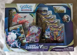 Pokemon Hisuian Zoroark VSTAR Premium Collection Box Lost Origin Fusion Strike - Image 1