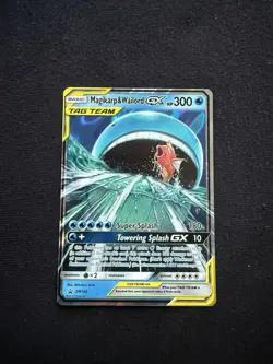 Magikarp & Wailord GX Tag Team Pokemon Card SM166 Promo - Image 1