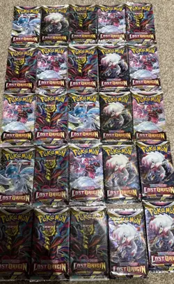 Pokemon Lost Origin Sealed Booster Pack Lot Of 25 - Image 1