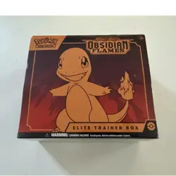 Pokemon TCG Scarlet & Violet Obsidian Flames Elite Trainer Box English 2023 - Image 1