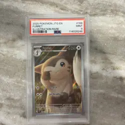Furret 168/159 PSA 9 Mint 2025 Pokemon Journey Together Illustration Rare - Image 1