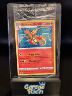 Special Delivery Charizard SWSH 075 SEALED 1.5 Swirls - Promo Pokemon TCG Mint - Image 1
