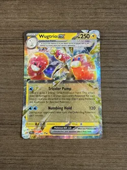 Wugtrio EX 60/162 Double Rare Holo Temporal Forces Pokemon TCG NM - Image 1