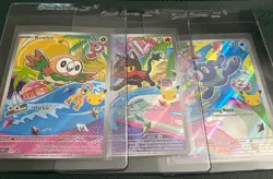 Pokemon TCG Mega Evolution Promo Rowlet, Litten, & Popplio - First Partner Illus - Image 3