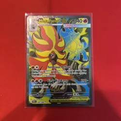 Mega Pyroar ex 099/086 Full Art Double Ultra Rare Pokemon Chaos Rising ME04 NM - Image 1