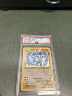 Pokemon TCG Machamp 8/102 Deck Exclusives 1st Edition Holo PSA 3 - Image 1