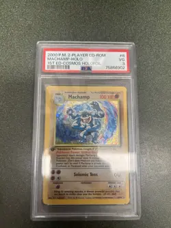 Pokemon TCG Machamp 8/102 Deck Exclusives 1st Edition Holo PSA 3 - Image 2