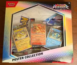 Pokemon TCG Scarlet & Violet Prismatic Evolutions Poster Collection Box - Image 1