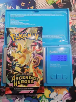 EXTREMELY HEAVY! 22.6g GOD PACKUUU Ascended Heroes Pokemon TCG Booster (SEALED) - Image 1