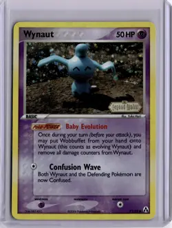 Pokemon TCG Wynaut Reverse Holo Common Legend Maker 71/92 - Image 1