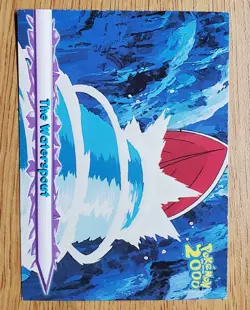 2000 Topps Pokemon The Movie. The Waterspout #42 Non Holo NM or Better - Image 2
