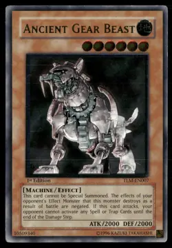 Ancient Gear Beast TLM-EN007 The Lost Millennium 1st Edition - Image 1