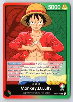 Monkey.D.Luffy (003) #OP01-003 Romance Dawn One Piece - Image 1