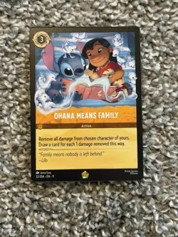 Disney Lorcana Ohana Means Family Legendary 32/204 Winterspell Regular Non-foil - Image 1