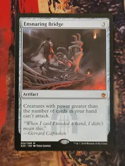 MTG Card: Ensnaring Bridge (Masters 25) - Image 1