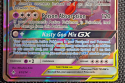 2019 Muk & Alolan Muk GX 61/214 Tag Team Unbroken Bonds Pokemon TCG Trading Card - Image 4