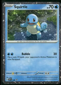 SV: Scarlet & Violet Promo Cards Squirtle #048 - Image 1