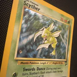 Pokemon TCG Scyther Holo Rare Jungle Card 10/64 NM Condition - Image 4
