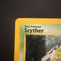 Pokemon TCG Scyther Holo Rare Jungle Card 10/64 NM Condition - Image 5