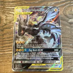 Pikachu & Zekrom GX SM168 SM TAG TEAM Promo Holo Pokemon TCG Card 240 HP - Image 1
