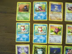 Pokemon 1999 Lot of 25 Cards Uncommon/Common Jungle Set Pikachu Eevee Oddish - Image 2