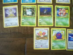 Pokemon 1999 Lot of 25 Cards Uncommon/Common Jungle Set Pikachu Eevee Oddish - Image 5