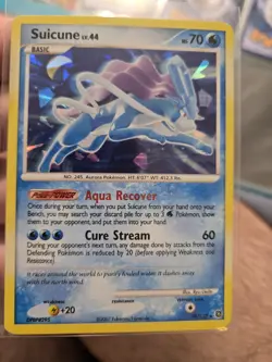 Suicune 19/132 Secret Wonders Cracked Ice Holo Rare Card - Image 1