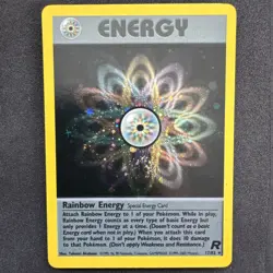 Pokemon TCG Rainbow Energy Team Rocket 17/82 Holo Card - Image 1
