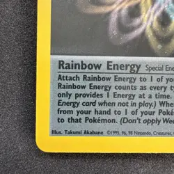 Pokemon TCG Rainbow Energy Team Rocket 17/82 Holo Card - Image 5