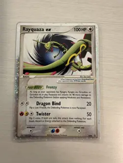Rayquaza Ex 039 Ultra Rare Pokemon Card Swirl Holo 2006 - Image 1