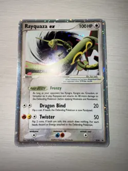 Rayquaza Ex 039 Ultra Rare Pokemon Card Swirl Holo 2006 - Image 3