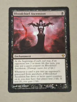 MTG Magic the Gathering Bloodchief Ascension Zendikar Regular BB LP - Image 1