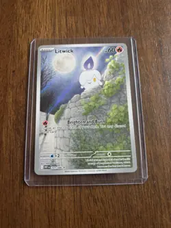 Litwick 101/086 Illustration Rare Pokemon Sv11b: Black Bolt English White Flare - Image 1