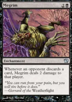 1x Megrim - Foil Moderate Play MTG Magic - Kid Icarus - - Image 1