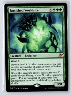 Famished Worldsire #182 Edge of Eternities Magic The Gathering MTG - Image 1