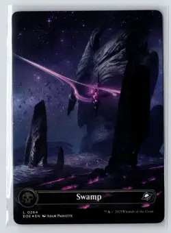 Swamp (0369) (Borderless) (Galaxy Foil) #369 Edge of Eternities MTG - Image 1