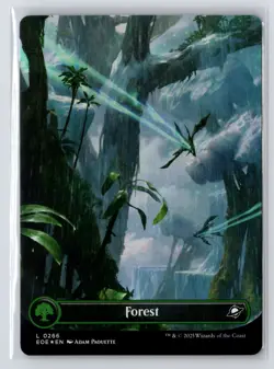Forest (0371) (Borderless) (Galaxy Foil) #371 Edge of Eternities MTG - Image 1