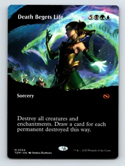 Death Begets Life (Borderless) M Tarkir: Dragonstorm 354 NM - Image 1