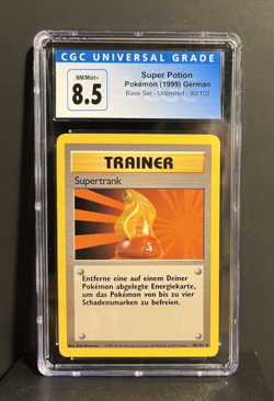 Supertrank | Base Set | CGC 8,5 NM | deutsch | Super Potion | Pokemon - Image 1